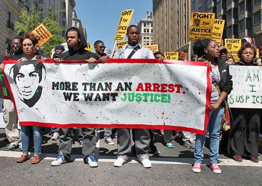Howard University students in Washington, D.C., continue protests demanding justice for Trayvon