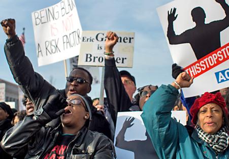 Some 10,000 people demonstrate in Washington, D.C., to demand justice for the victims of police terror