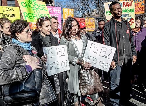 Brooklyn parents speak out against high-stakes testing overtaking the education their kids deserve