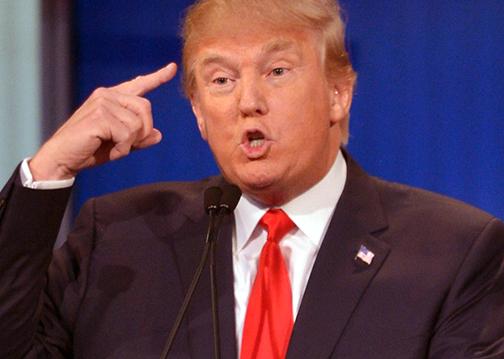 Donald Trump at the first presidential debate