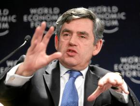 British Prime Minister Gordon Brown