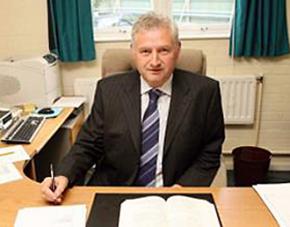 Norman Baxter during his tenure at the Police Service of Northern Ireland