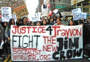 Marchers took to the streets in New York City to demand justice for Trayvon Martin