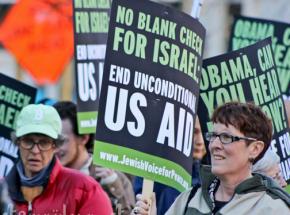 Supporters of Palestinian rights demonstrate in Washington, D.C.
