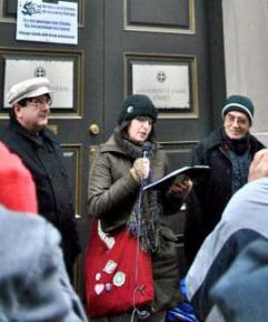 Chicago protesters rally against the Greek fascists of Golden Dawn