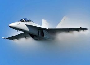 An F18 fighter jet